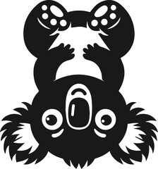 Koala vector animal silhouette