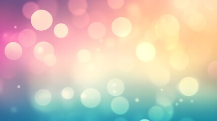 Obraz premium Dreamy Bokeh Lights with Warm Glowing Effect