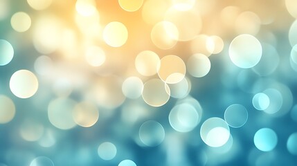 Obraz premium Dreamy Bokeh Lights with Warm Glowing Effect