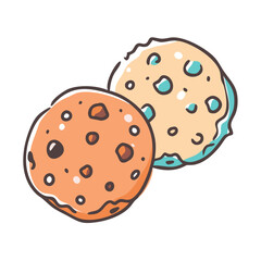 cookies icon, cookies vector illustration-simple illustration of cookies, perfect for cookies logos and icons