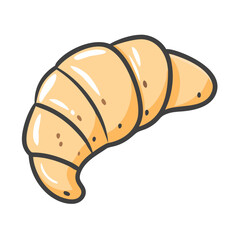 croissant icon, croissant vector illustration-simple illustration of croissant, perfect for croissant logos and icons