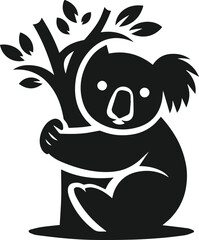 Koala vector animal silhouette