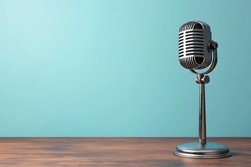 Retro style microphone