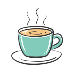 cup of coffee icon, cup of coffee vector illustration-simple illustration of cup of coffee, perfect for cup of coffee logos and icons