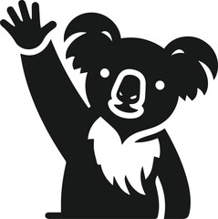 Koala vector animal silhouette