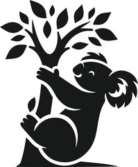 Koala vector animal silhouette