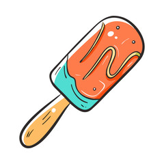ice pop icon, ice pop vector illustration-simple illustration of ice pop, perfect for ice pop logos and icons