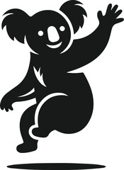 Koala vector animal silhouette