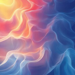 Obraz premium Abstract vibrant flowing colors (4)