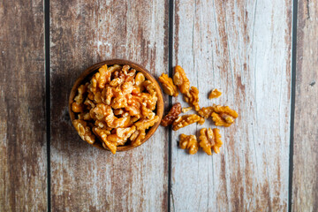 Walnuts are nutrient-rich nuts, high in omega-3 fatty acids, antioxidants, and fiber, supporting heart, brain, and overall health.