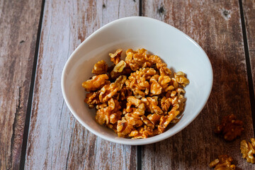 Walnuts are nutrient-rich nuts, high in omega-3 fatty acids, antioxidants, and fiber, supporting heart, brain, and overall health.