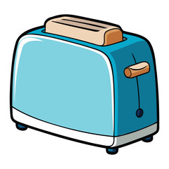 Classic Bread Toaster Illustration Design