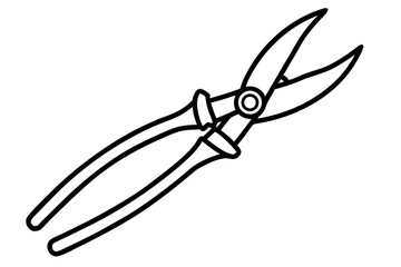 garden pruner silhouette