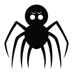 spider isolated on white background