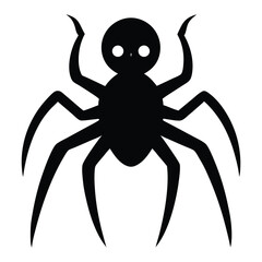 spider isolated on white background