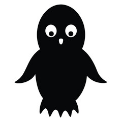 funny cartoon penguin