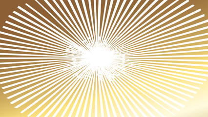 Sunburst Pattern. Silver gold sunburst background. Radial sunbeam background. Exploding star burst Japanese radius cartoon pattern abstract background. 