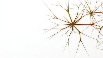 Antiphospholipid Antibody Syndrome (APS) Delicate plant design on white background.