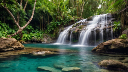 Obraz premium waterfall in the mountains