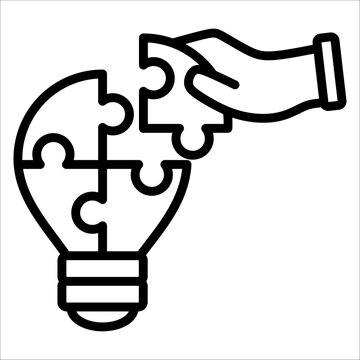 Problem Solver Simple Icon Vector Illustration Concept