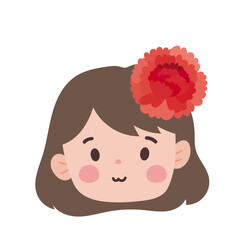 어린이_얼굴_카네이션