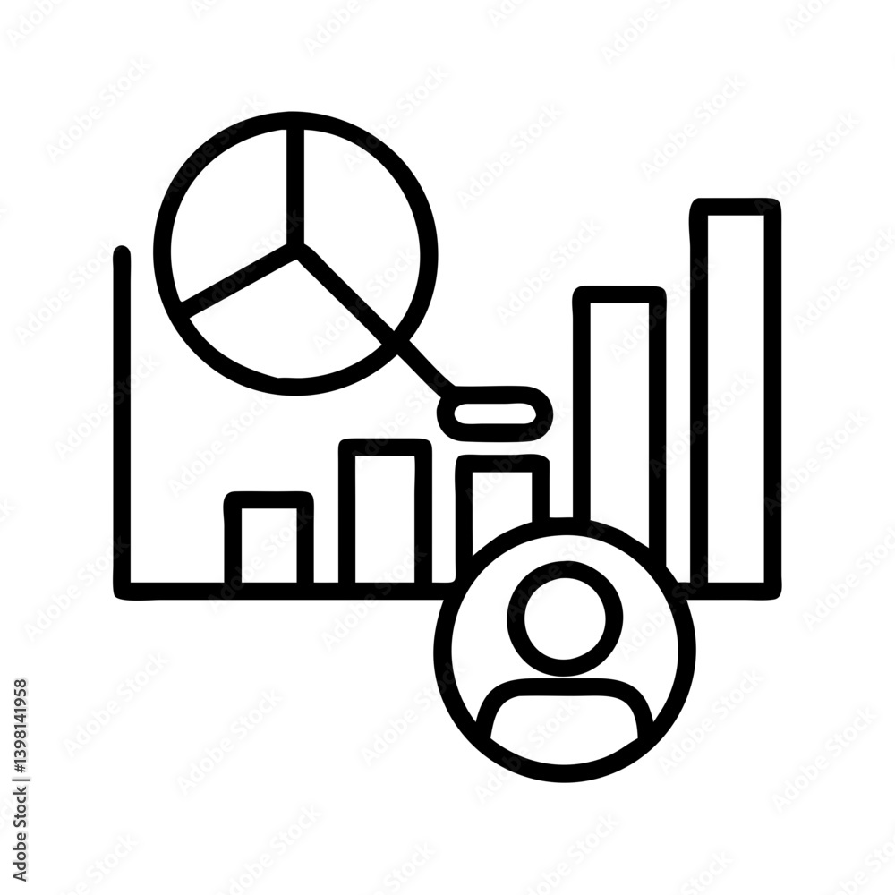 Poster data analytics and user analysis for business growth and performance tracking tool