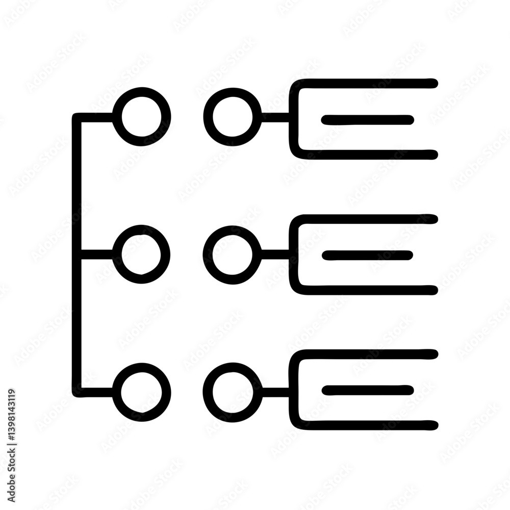 Poster organization chart diagram flowchart structure hierarchy tree process flow chart icon