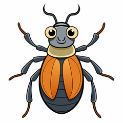vector illustration of a bug