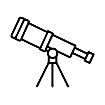 recommend clip art: Telescope vector illustration for astronomy stargazing and space exploration use