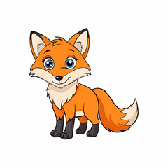 red fox cartoon