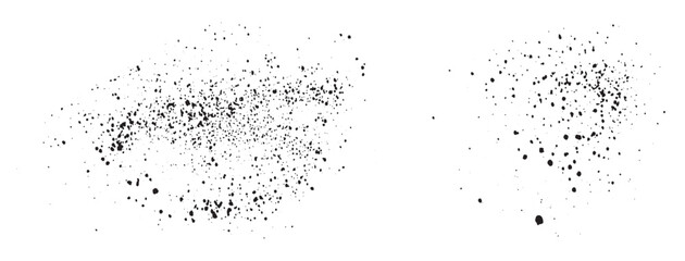 Obraz premium Hand-drawn black color vector blood banner background design