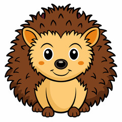 cartoon, animal, vector, lion, illustration, hedgehog, mammal, funny, character, art, isolated, cat, wild, fun, drawing, pet, cute, dog, baby, zoo, smile, brown, wildlife, happy, comic