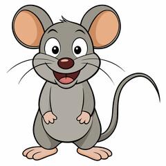 cartoon mouse with cheese