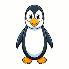 penguin on a white background