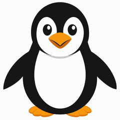 penguin on a white background