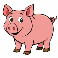 cartoon pig cartoon