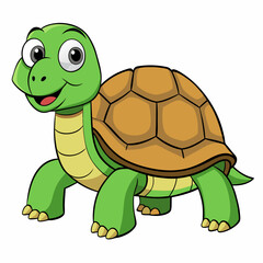 turtle, cartoon, animal, reptile, vector, illustration, tortoise, cute, fun, shell, green, character, drawing, art, happy, funny, nature, cheerful, wildlife, smile, animals, snake, zoo, comic, slow