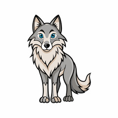 vector illustration of a dog