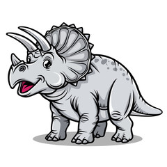 dinosaur vector, with tyrannosaurus rex cute dinosaur animal