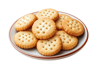 Delicious homemade cookies kitchen food cozy atmosphere indulgence. Isolated on transparent background, png.