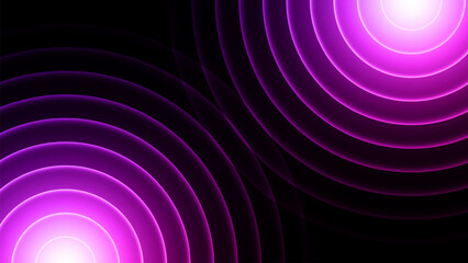 Circle abstract background.modern.minimalist background.Blue, purple, pink, green, yellow, red gradations.circle effect background. Bright and elegant glowing circle lines stacked together