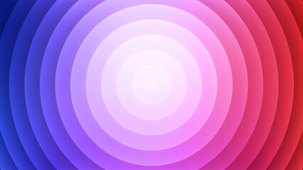 Obraz premium Circle abstract background.modern.minimalist background.Blue, purple, pink, green, yellow, red gradations.circle effect background. Bright and elegant glowing circle lines stacked together