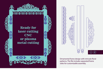 Ornamental decorative frame design with intricate floral patterns. Ready for laser cutting, CNC, or plasma metal