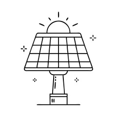 solar light icon, solar light vector illustration-simple illustration of solar light, perfect for solar light logos and icons