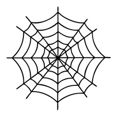 spider web icon, spider web vector illustration-simple illustration of spider web, perfect for spider web logos and icons