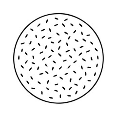 sprinkles icon, sprinkles vector illustration-simple illustration of sprinkles, perfect for sprinkles logos and icons