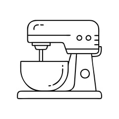 stand mixer icon, stand mixer vector illustration-simple illustration of stand mixer, perfect for stand mixer logos and icons