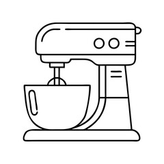 stand mixer icon, stand mixer vector illustration-simple illustration of stand mixer, perfect for stand mixer logos and icons