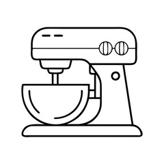 stand mixer icon, stand mixer vector illustration-simple illustration of stand mixer, perfect for stand mixer logos and icons