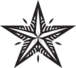 Fototapeta premium Sea Star Logo Vector